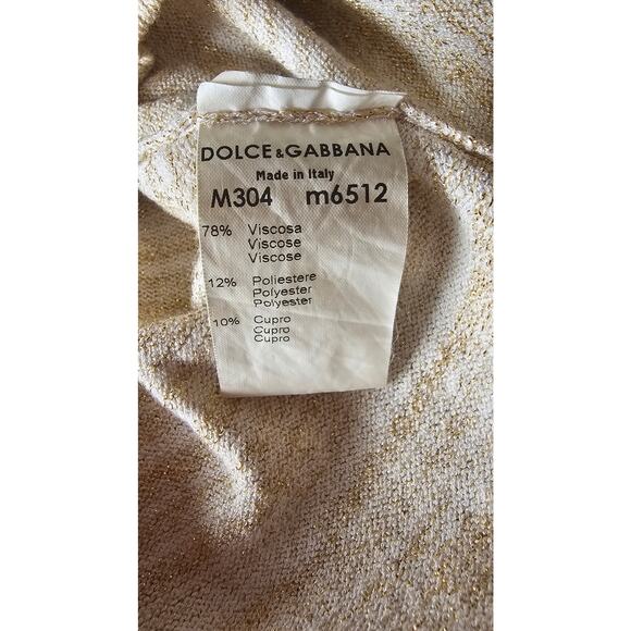 Dolce and Gabbana Vintage Button Down Sweater Cardigan Viscose Blend, Sz S - Picture 4 of 12